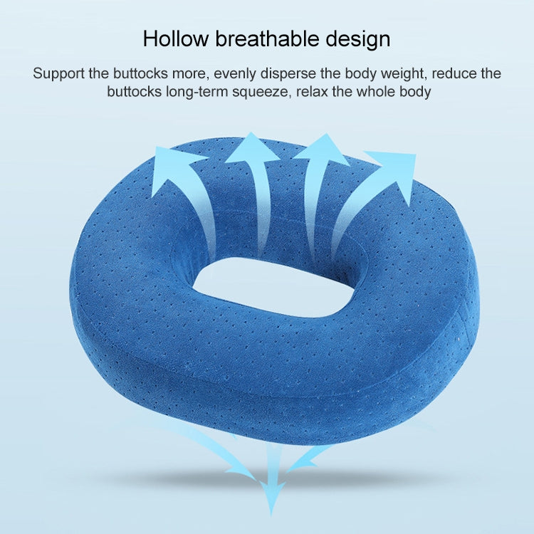 Slow Resilience Memory Foam Office Hip Pad After Hemorrhoids Operation Cushion(Tibetan Blue) - Cushions & Pillows by PMC TechLife | Online Shopping South Africa | PMC TechLife | Buy Now Pay Later Mobicred