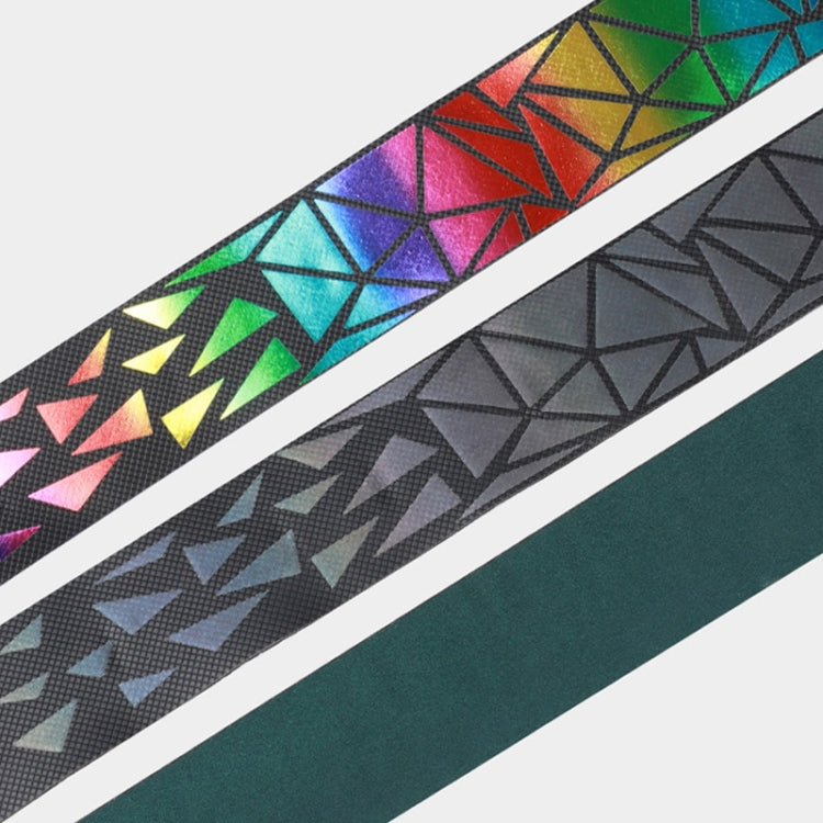 WEST BIKING Bicycle Volorful Handlebar Straps Shock Absorption PU Non-Slip Handlebar Wrap Riding Equipment(Reflective Shadow) - Bicycle Grips by WEST BIKING | Online Shopping South Africa | PMc TechLife | Buy Now Pay Later Mobicred