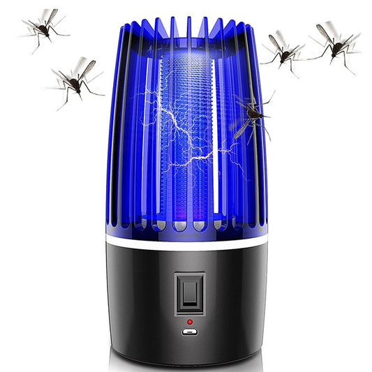 ALE-MWD-008 Home Bedroom Mute Mosquito Trap Mosquito Lamp Outdoor Non-Radiation Fly Mosquito Repellent, Product specifications: Charging Type 2000 MAH(Black) - Repellents by PMC Jewellery | Online Shopping South Africa | PMC Jewellery | Buy Now Pay Later Mobicred