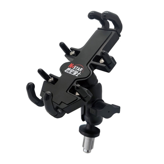 N-STAR NJN001 Motorcycle Bicycle Compatible Mobile Phone Bracket Aluminum Accessories Riding Equipment(With Expansion Head) - Holders by N-STAR | Online Shopping South Africa | PMC Jewellery | Buy Now Pay Later Mobicred