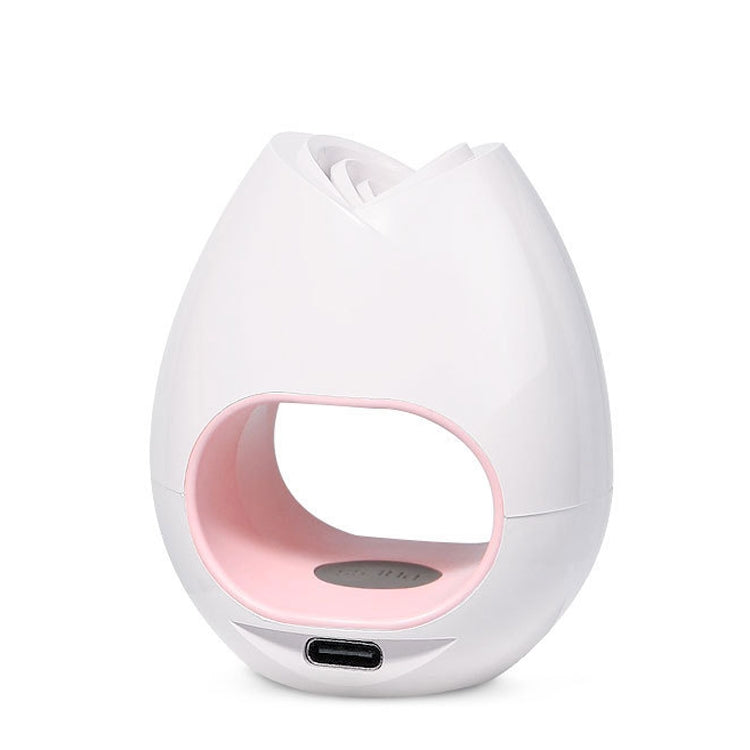 16W Rose Nail Art Phototherapy Lamp USB Sun Lamp LED Quick-Drying Nail Polish Baking Lamp, Specification: Button Model (White) - Nail Dryers by PMC Jewellery | Online Shopping South Africa | PMC Jewellery | Buy Now Pay Later Mobicred