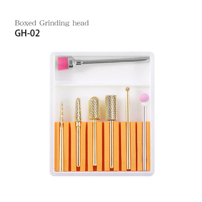 Nail Art Ceramic Tungsten Steel Alloy Grinding Heads Set Grinder Polishing Tool, Color Classification: GH-02 - Grinding Tools & Accessories by PMC Jewellery | Online Shopping South Africa | PMC Jewellery | Buy Now Pay Later Mobicred