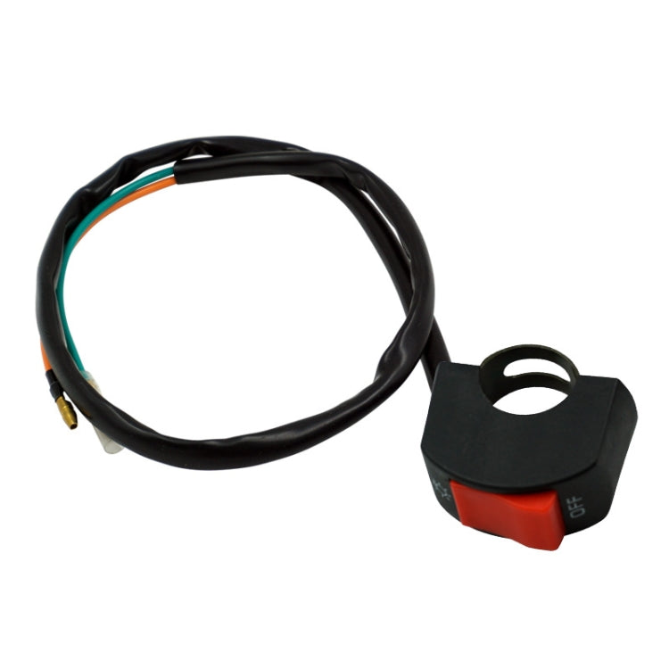 5 PCS Motorcycle Handlebar Tap Switch LED Headlight Break Extinguishing Fire Double Flash Switch(Red Button) - Electrical System by PMC TechLife | Online Shopping South Africa | PMC TechLife | Buy Now Pay Later Mobicred