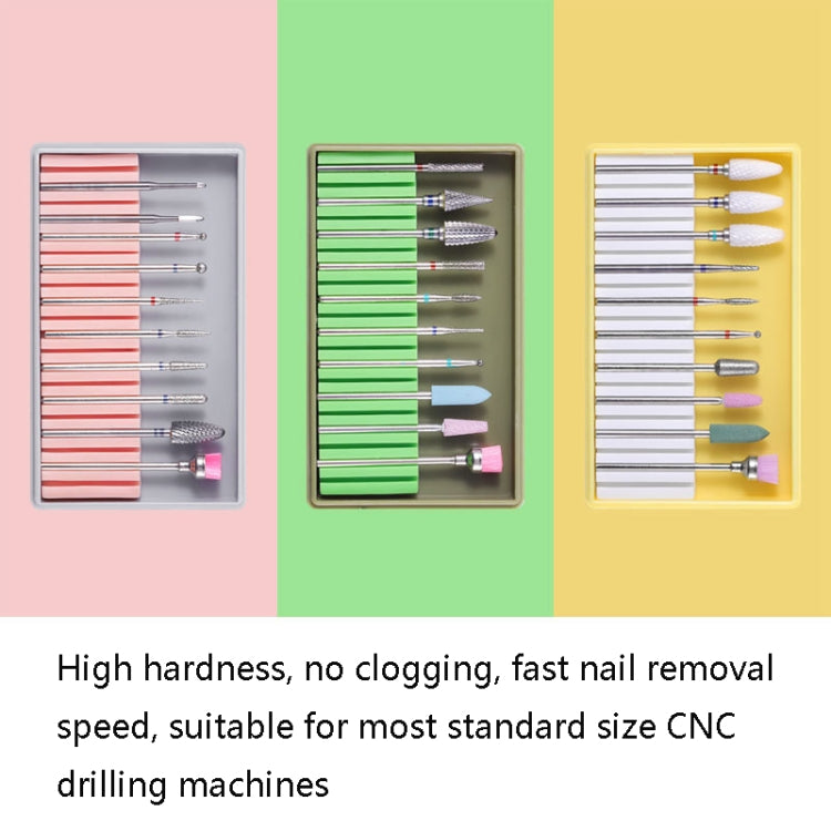 Nail Alloy Tungsten Steel Ceramic Grinding Machine Accessories Nail Grinding Heads Set Polishing Tool, Color Classification: BH-05 - Grinding Tools & Accessories by PMC Jewellery | Online Shopping South Africa | PMC Jewellery | Buy Now Pay Later Mobicred