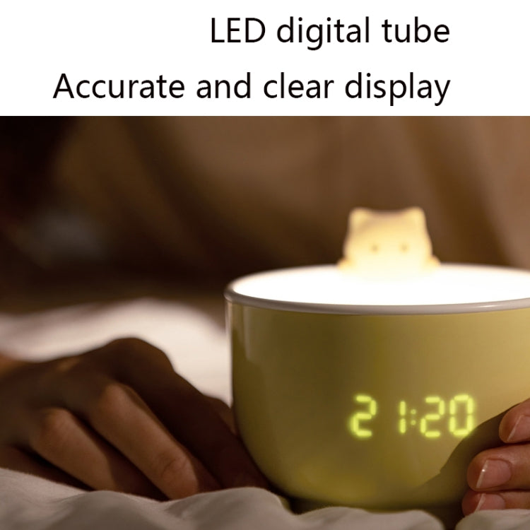 Multifunctional Voice-activated LED Light Shows Time Children Cartoon Cat Alarm Clock(Red) - Novelty Clock by PMc TechLife | Online Shopping South Africa | PMc TechLife | Buy Now Pay Later Mobicred