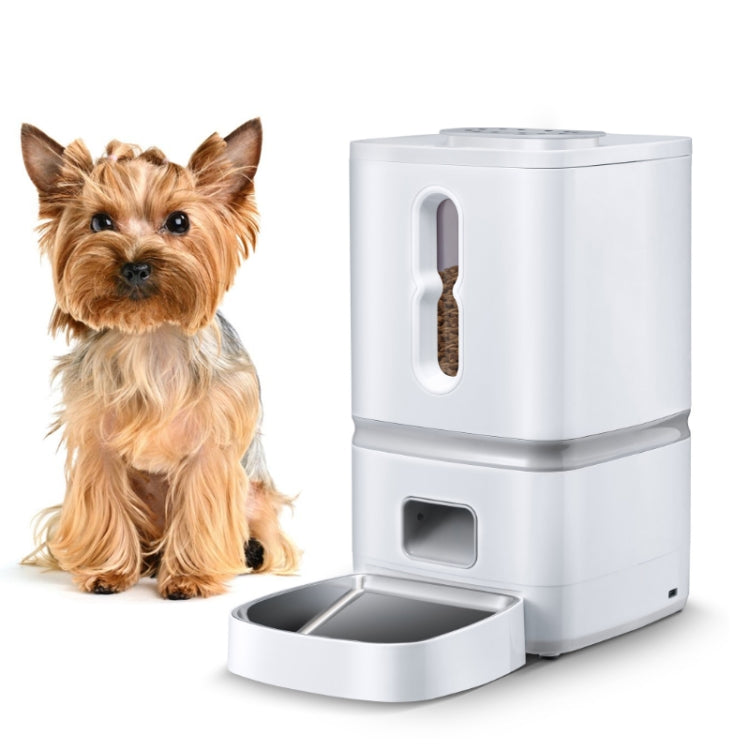 7L Smart Pet Feeder Timed Quantitative Large Window Cat And Dog Food Dispenser, Plug Type: EU Plug - Food Bowls by PMC Jewellery | Online Shopping South Africa | PMC Jewellery