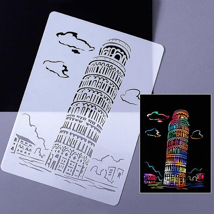 Tower System (5pcs / Set) Construction Series Painting Template Theme City A4 Label Template - Art Supplies by PMC TechLife | Online Shopping South Africa | PMC TechLife | Buy Now Pay Later Mobicred