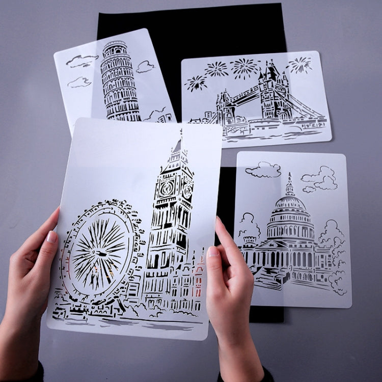 2 London Bridge Construction Series Painting Template Theme City A4 Label Template - Art Supplies by PMC TechLife | Online Shopping South Africa | PMC TechLife | Buy Now Pay Later Mobicred