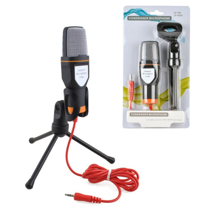 SF-666 Computer Voice Microphone With Adapter Cable Anchor Mobile Phone Video Wired Microphone With Bracketcket, Colour: Golden - Microphone by PMC Jewellery | Online Shopping South Africa | PMC Jewellery | Buy Now Pay Later Mobicred