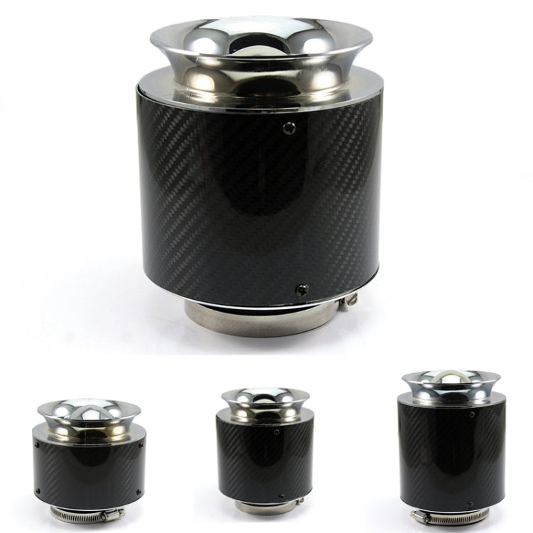 013 Car Universal Modified High Flow Carbon Fiber Mushroom Head Style Air Filter, Specification: Medium 76mm Inner Diameter - free shipping - PMC TechLife - Order now!