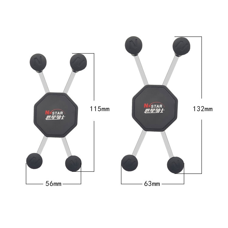 N-STAR N002 Motorcycle Bicycle Mobile Phone Bracket Riding Equipment(Small L Head) - free shipping - PMC TechLife - Order now!