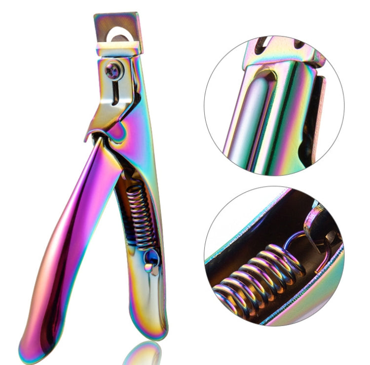 Nail Word Cut French U-Shaped Cut Fake Nail Cut Stainless Steel Nail Knife, Color Classification: Silver - Nail Clipper by PMC Jewellery | Online Shopping South Africa | PMC Jewellery | Buy Now Pay Later Mobicred