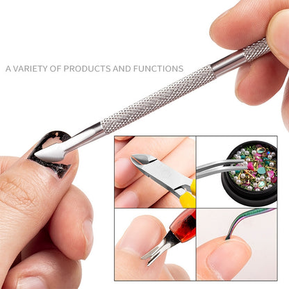 FABIYAN Stainless Steel Dead Skin Shear Steel Push Nail Art Tool Set, Specification:   Set 7 - Nail Clipper by PMC Jewellery | Online Shopping South Africa | PMC Jewellery | Buy Now Pay Later Mobicred