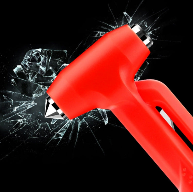 Car Safety Life-Saving Hammer Car Emergency Multifunctional Window Breaker, Colour: Deluxed Red With Fixed Rack - Emergency Hammer by PMC TechLife | Online Shopping South Africa | PMC TechLife | Buy Now Pay Later Mobicred