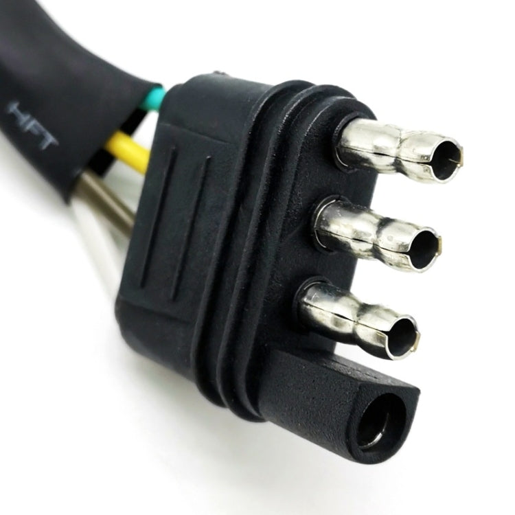 VS170U-L 4P Flat Plug To Turn 7P Trailer Socket Universal Car Power Socket Adapter US Plug - Terminal connectors by PMC TechLife | Online Shopping South Africa | PMC TechLife | Buy Now Pay Later Mobicred