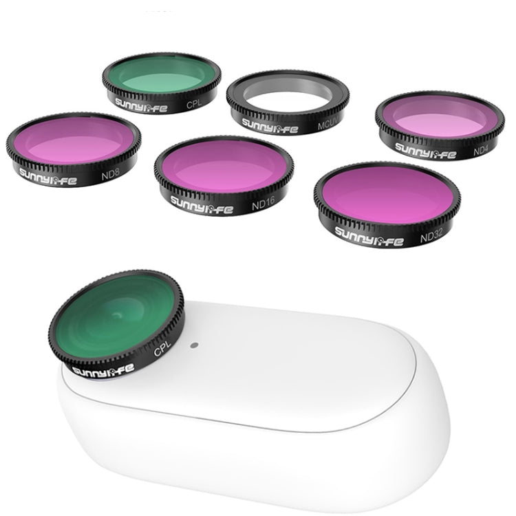 Sunnylife 6 in 1 CPL+UV+ND4+ND8+ND16+ND32 Filter For Insta360 GO 2 - Len Accessories by PMC Jewellery | Online Shopping South Africa | PMC Jewellery | Buy Now Pay Later Mobicred