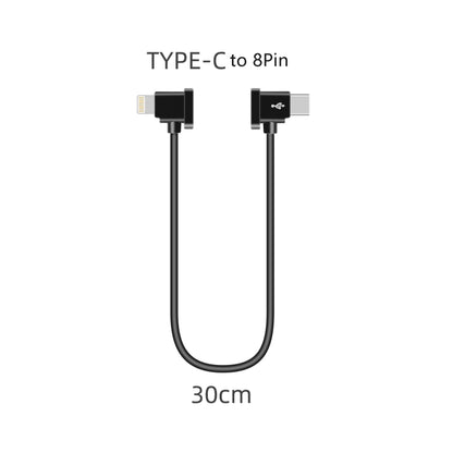 Sunnylife TY-X9304 Suitable For DJI Mavic Air 2S / DJI FPV Flight Glasses V2 / Mavic Mini2 / Osmo Pocket 2 Mobile Phone Tablet Cable 30cm Type-C to 8 Pin Cable - Other Accessories by PMC Jewellery | Online Shopping South Africa | PMC Jewellery | Buy Now Pay Later Mobicred
