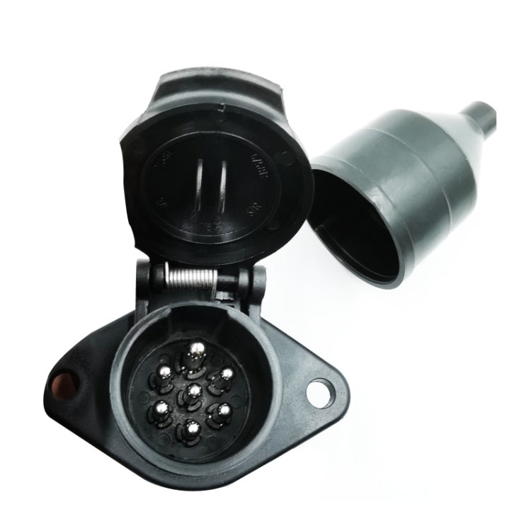 VS270E 24V 7P Socket Trailer Signal Transmission Connector EU Plug - Terminal connectors by PMC TechLife | Online Shopping South Africa | PMC TechLife | Buy Now Pay Later Mobicred