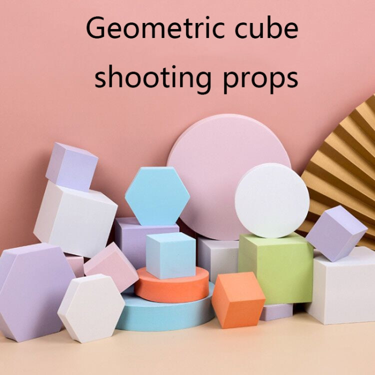 8 PCS Geometric Cube Photo Props Decorative Ornaments Photography Platform, Colour: Small Light Pink Rectangular - Geometric Props by PMC TechLife | Online Shopping South Africa | PMC TechLife | Buy Now Pay Later Mobicred