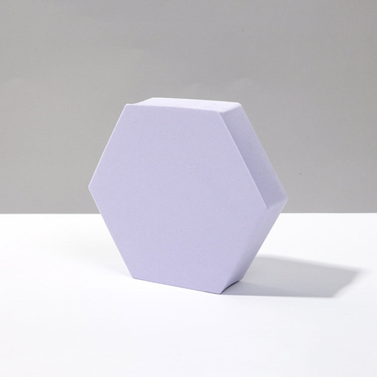 8 PCS Geometric Cube Photo Props Decorative Ornaments Photography Platform, Colour: Small Purple Hexagon - free shipping - PMC TechLife - Order now!