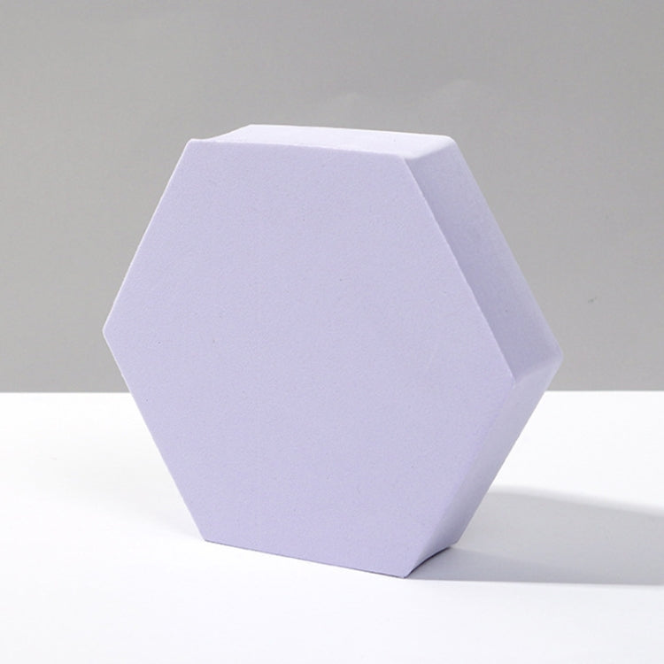 8 PCS Geometric Cube Photo Props Decorative Ornaments Photography Platform, Colour: Large Purple Hexagon - free shipping - PMC TechLife - Order now!