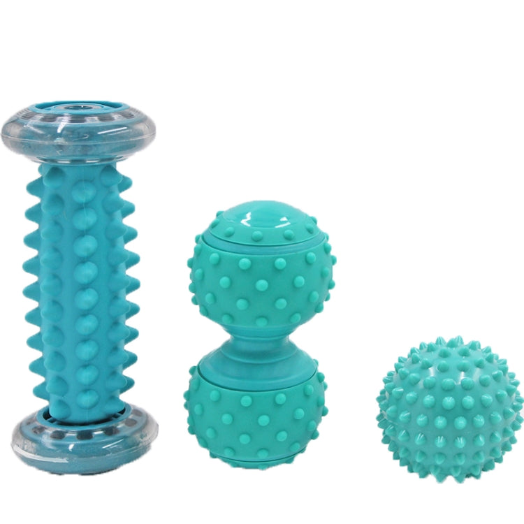 Massage Ball Plantar Fascia Ball Muscle Relaxation Fitness Ball Hand Holding Ball,Style: Green Foot Bottom + Bump Peanut Ball + 7cm Tattan - Massage & Relaxation by PMC Jewellery | Online Shopping South Africa | PMC Jewellery