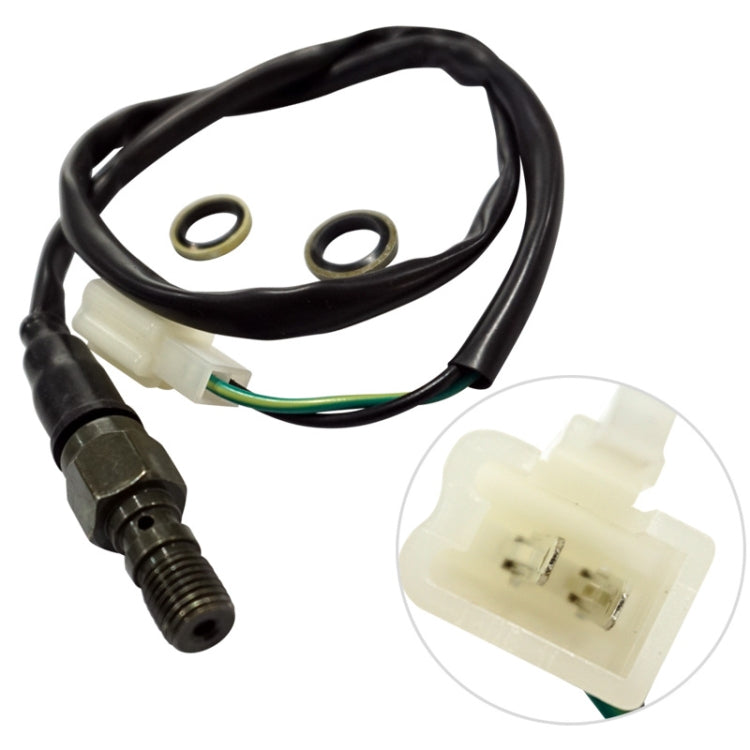 2 PCS Motorcycle Modified Accessories Disc Brake Hydraulic Switch Line, Specification: M10 x 1.25mm Square Plug - Motorbike Brakes by PMC Jewellery | Online Shopping South Africa | PMC Jewellery | Buy Now Pay Later Mobicred