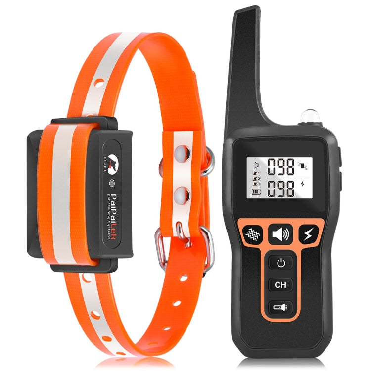 PaiPaitek PD529 Remote Control Dog Training Device Voice Control Anti-Barking Device Dog Training Device(Orange) - Training Aids by PaiPaitek | Online Shopping South Africa | PMC Jewellery | Buy Now Pay Later Mobicred