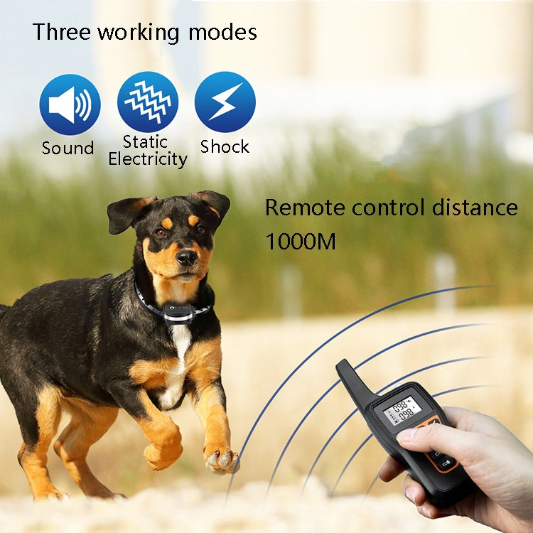 PaiPaitek PD529 Remote Control Dog Training Device Voice Control Anti-Barking Device Dog Training Device(Orange) - Training Aids by PaiPaitek | Online Shopping South Africa | PMC Jewellery | Buy Now Pay Later Mobicred