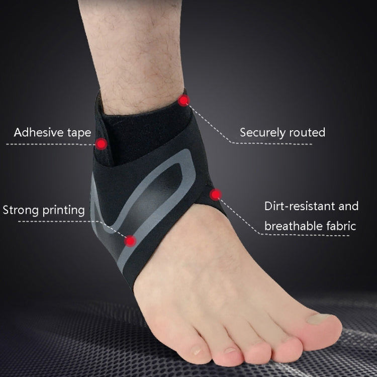 Sports Compression Anti-Sprain Ankle Guard Outdoor Basketball Football Climbing Protective Gear, Specification: XL, Right Foot (Black Blue) - Sports Safety by PMC Jewellery | Online Shopping South Africa | PMC Jewellery