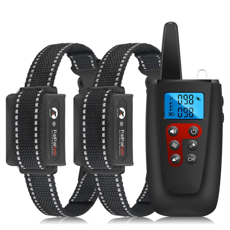 PaiPaitek PD526V-2 1 In 2 100-Speed Sound Vibration Remote Control Training Dog Device Anti-Barking Device Electronic Remote Control Collar - free shipping - PMC TechLife - Order now!