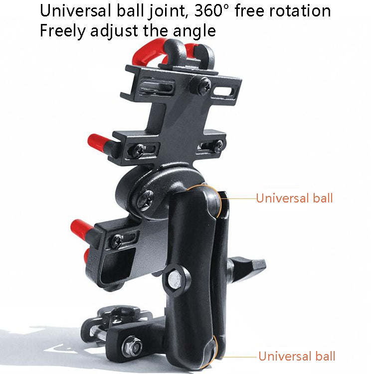 Motorcycle Metal Navigation Mobile Phone Bracket,Style: Thin Tube Fixation (Hand Twist) - Holder by PMC TechLife | Online Shopping South Africa | PMC TechLife | Buy Now Pay Later Mobicred