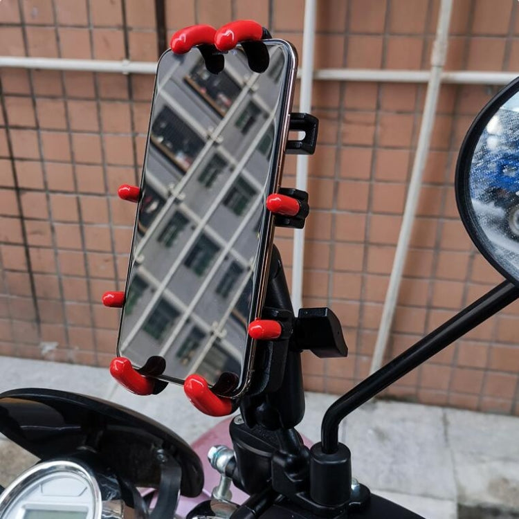 Motorcycle Metal Navigation Mobile Phone Bracket,Style: Handle Installation (Hand Twist) - Holder by PMC TechLife | Online Shopping South Africa | PMC TechLife | Buy Now Pay Later Mobicred