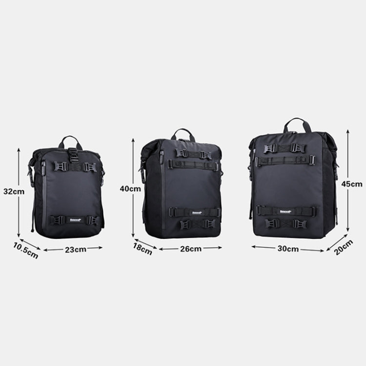 Rhinowalk Multi-Function Motorcycle Rear Seat Bag Combination Rear Shelf Pannier, Colour: Yellow 10L - free shipping - PMC TechLife - Order now!
