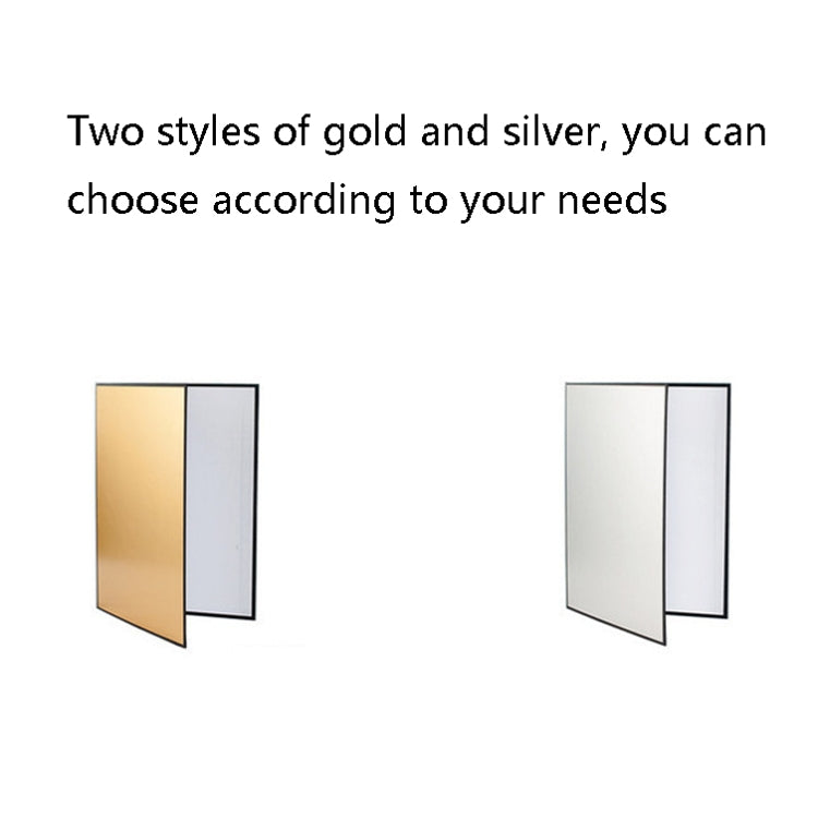 2 PCS Photography Folded Thickening A4 Cardboard Folding Light Diffuser Board(Silver) - free shipping - PMC TechLife - Order now!