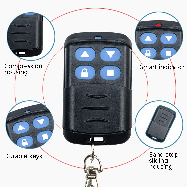 2 PCS Electric Roller Shutter Waterproof Copy Universal Remote Controller Garage Door Remote Control Key(330MHz) - free shipping - PMC TechLife - Order now!