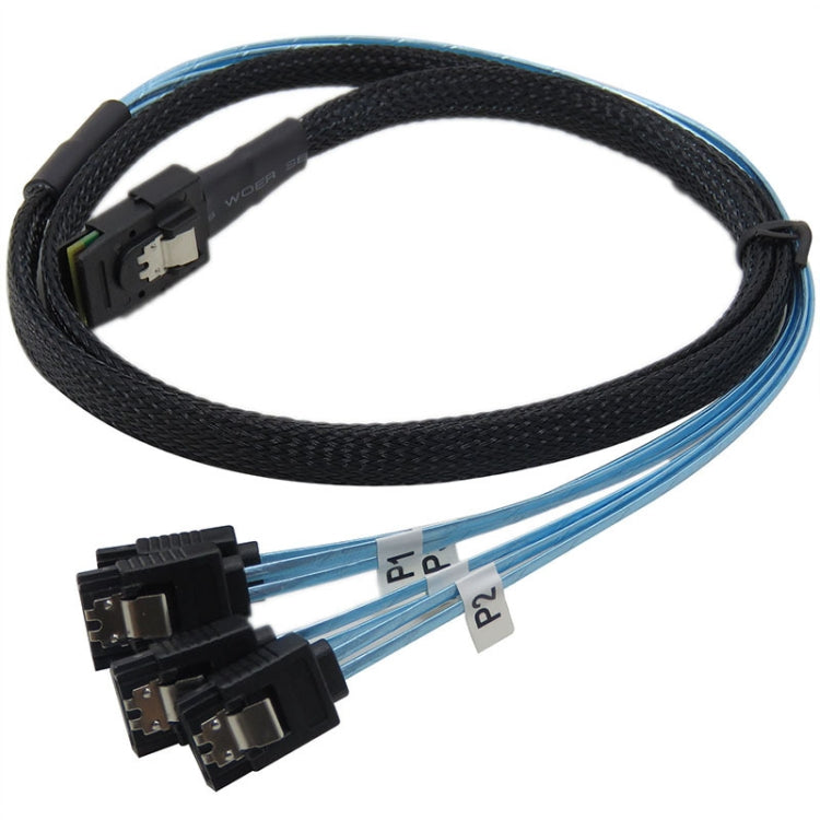 Mini SAS 36Pin SFF 8087 To 4 X 7P SATA Server ,Cable Length: 50cm - eSATA & SATA & IDE by PMC TechLife | Online Shopping South Africa | PMC TechLife