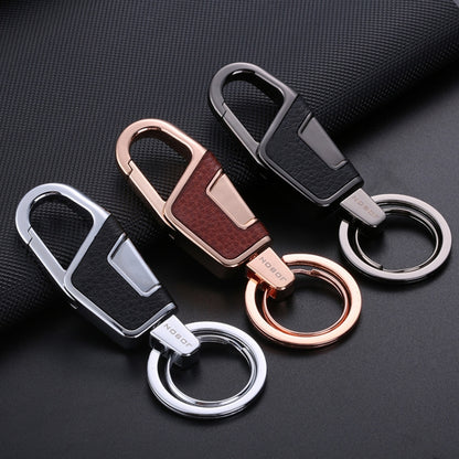 JOBON ZB-6611 Car Keychain Men Waist Hanging Keychain Simple Key Rings(Silver) - Key Rings by JOBON | Online Shopping South Africa | PMC Jewellery | Buy Now Pay Later Mobicred