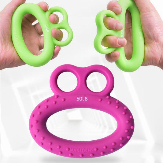 MAXSOINS MXO-DOUBLE-001 Frog Shape Finger Grip Training Device Finger Grip Ring, Specification: 50LB (Double-sided Purple) - Fitness Equipments by PMC Jewellery | Online Shopping South Africa | PMC Jewellery | Buy Now Pay Later Mobicred