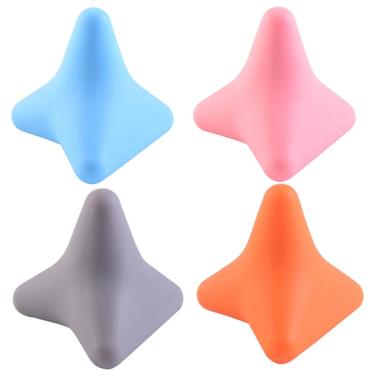 Silicone Thumb Bump Massager Muscle Relaxation Massage Fascia Device, Specification: Quadratic Blue - free shipping - PMC TechLife - Order now!