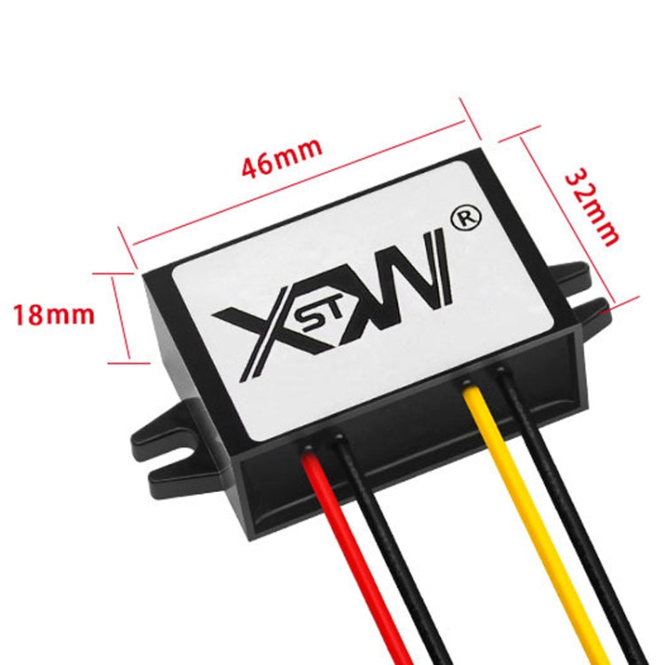 XWST DC 12/24V To 5V Converter Step-Down Vehicle Power Module, Specification: 12/24V To 5V 5A Medium Rubber Shell -  by PMC TechLife | Online Shopping South Africa | PMC TechLife | Buy Now Pay Later Mobicred