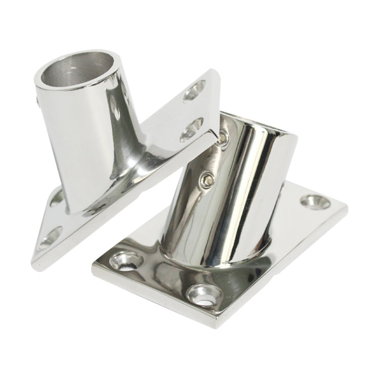 Thicken 316 Stainless Steel 60-Degree Square Tube Base Marine Boat Hardwares, Specifications: 25mm - Marine Accessories & Parts by PMC Jewellery | Online Shopping South Africa | PMC Jewellery | Buy Now Pay Later Mobicred