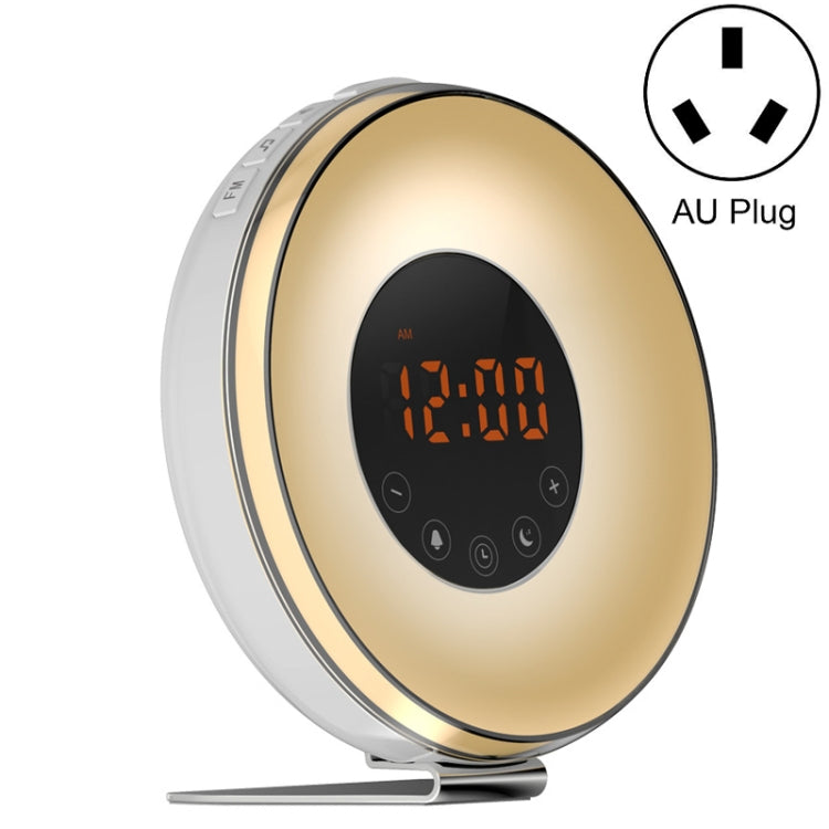Simulated Sunrise And Sunset Sleep Light Alarm Clock with FM Radio(AU Plug) - Alarm Clocks by PMc TechLife | Online Shopping South Africa | PMc TechLife | Buy Now Pay Later Mobicred