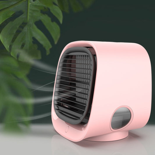 Desktop Cooling Fan USB Portable Office Cold Air Conditioning Fan, Colour: M201 Cherry Pink - Electric Fans by PMC Jewellery | Online Shopping South Africa | PMC Jewellery | Buy Now Pay Later Mobicred