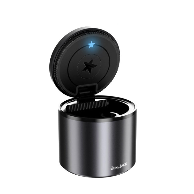 BEN.JACK Ashtray With Cover Personality Multi-Function Universal Car Ashtray(Gray) - free shipping - PMC TechLife - Order now!