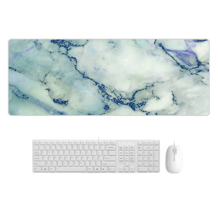 400x900x4mm Marbling Wear-Resistant Rubber Mouse Pad(Blue Crystal Marble) - Mouse Pads by PMC TechLife | Online Shopping South Africa | PMC TechLife | Buy Now Pay Later Mobicred