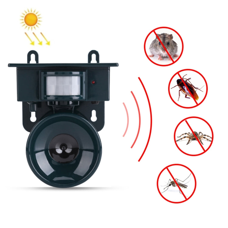 NY-2002 Solar Ultrasonic Mouse Repeller Animal Repeller Outdoor Waterproof Bird Repeller(Green) - free shipping - PMC TechLife - Order now!