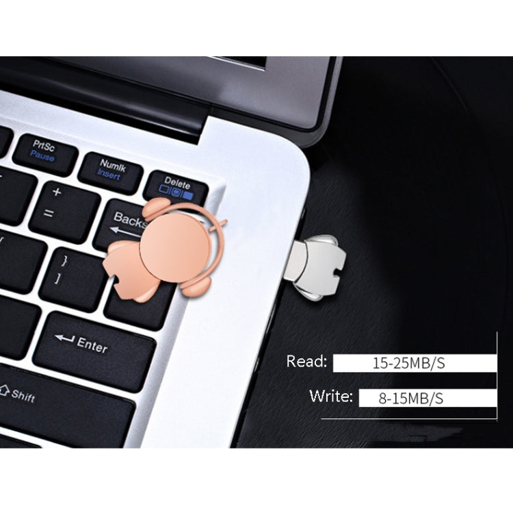 Y01 Metal Musician Car Cartoon Style U Disk, Capacity: 16GB(Silver) - USB Flash Drives by PMc TechLife | Online Shopping South Africa | PMc TechLife | Buy Now Pay Later Mobicred