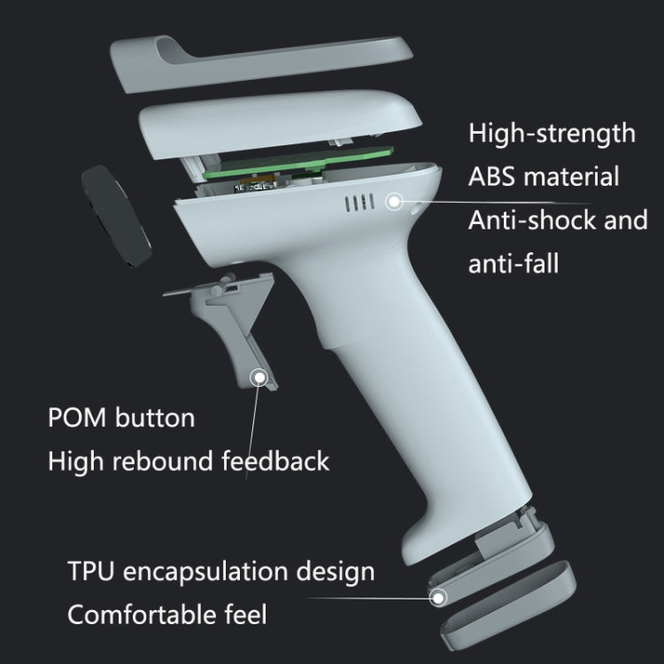 Deli 14881S Handheld Scanner Supermarket Express Single Wireless Scanner(Black) - Portable Scanner by Deli | Online Shopping South Africa | PMC Jewellery | Buy Now Pay Later Mobicred