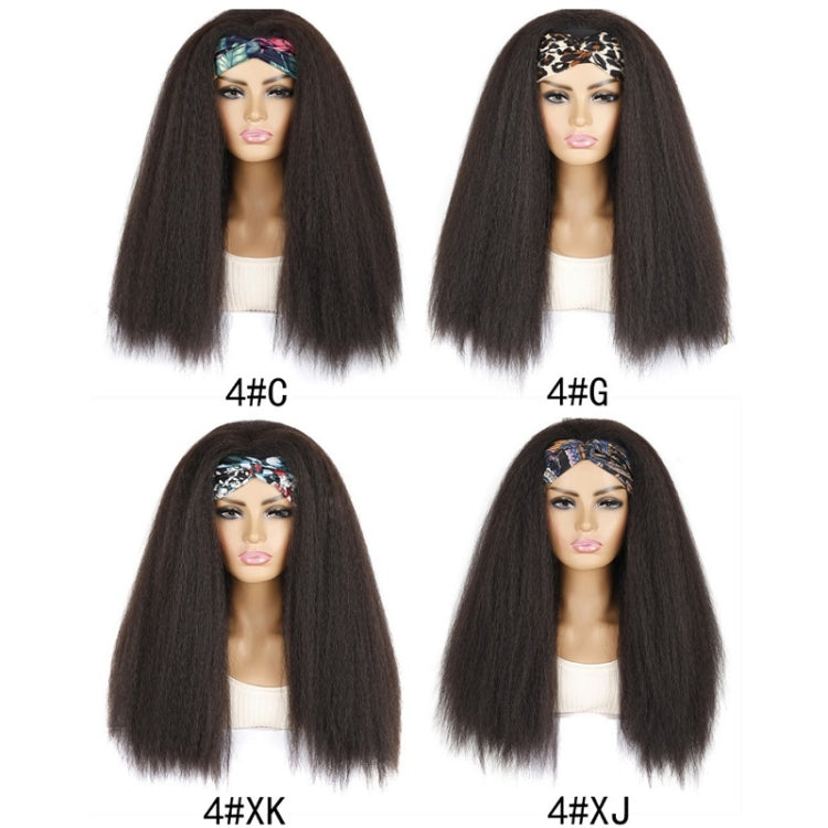 Turban Headband Corn Beard Long Hair Wig Headgear, Color Classification: 4 # XG - free shipping - PMC TechLife - Order now!